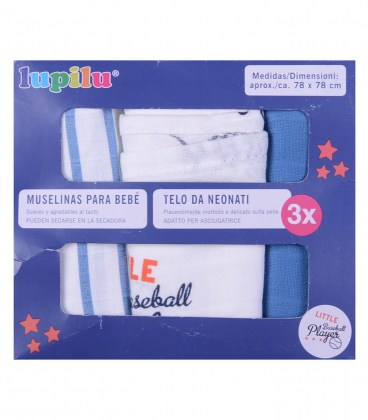 Комплект муслиновых пеленок Lupilu