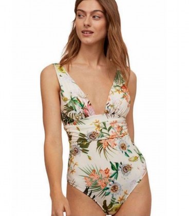 Моделирующий купальник H&M flowers