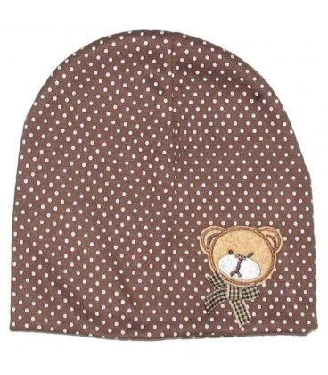 Трикотажна шапочка з малюнком