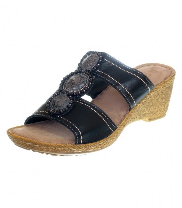 Шкіряні шльопанці Sole comfort