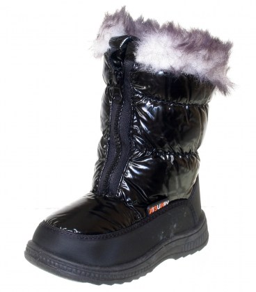 Зимові термо чобітки на дівчинку black