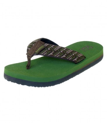 Вьетнамки/шлепанцы Teva green