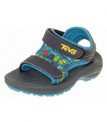 Сандалии аквашузы Teva Robots Blue