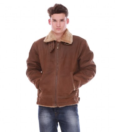 Кожаная мужская дубленка Rinno Pelle