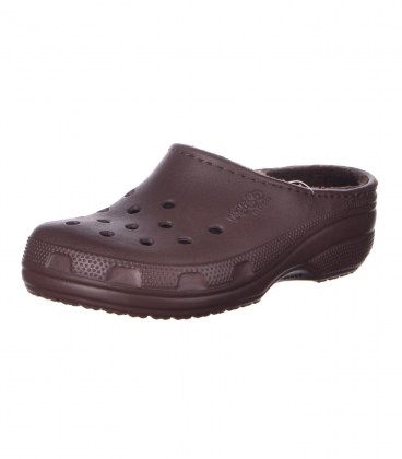 Утеплені сабо jibbitz by Crocs brown