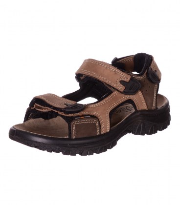 Кожаные сандалии Sana Vital l.brown