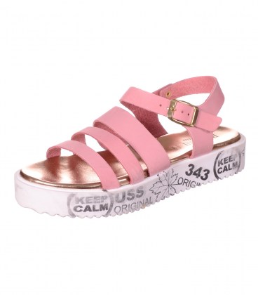 Кожаные босоножки Bellini pink