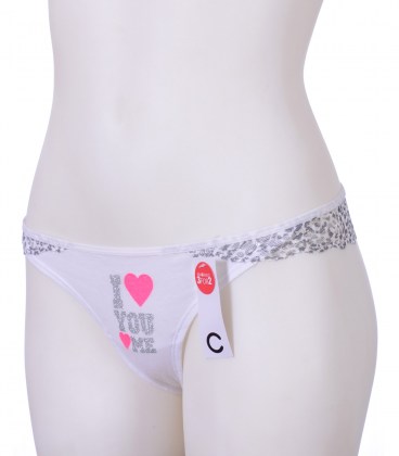 Трусики стринги Cubus pla white